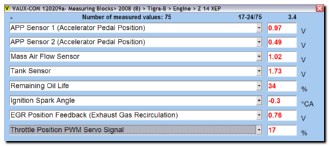 How to use VAUX-COM to view live sensor data