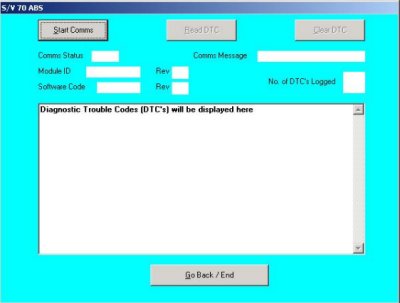 vol-fcr start communications screen vol-fcr start communications screen
